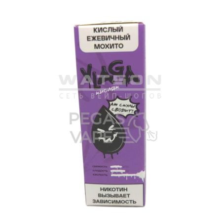 Жидкость VLAGA Кисляк Кислый ежевичный мохито 30 мл 2% (20 мг/мл)