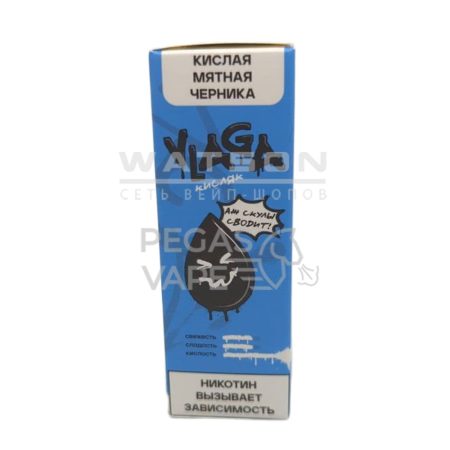 Жидкость VLAGA Кисляк Кислая мятная черника 30 мл 2% (20 мг/мл)