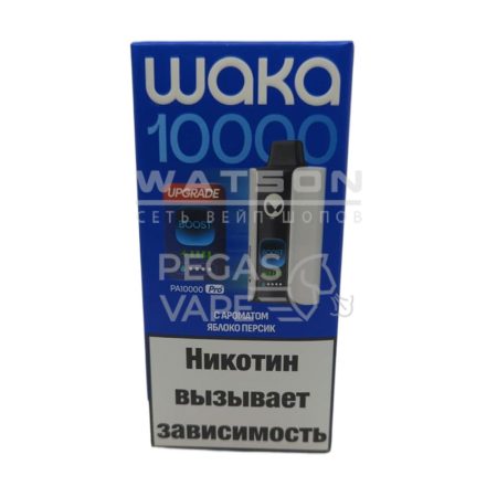 Электронная сигарета Waka PA-10000 NEW (Яблоко персик)