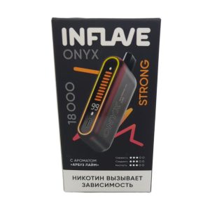 Электронная сигарета INFLAVE ONYX 18000 STRONG (Арбуз лайм)