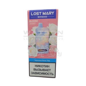 Электронная сигарета LOST MARY NEW BМ BLOOM 16000 (Черника роза лед)