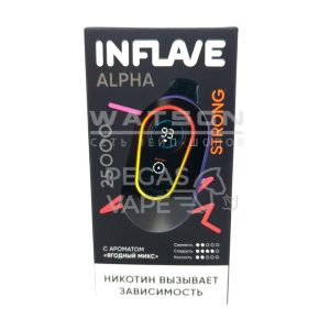 Электронная сигарета INFLAVE ALPHA 25000 STRONG (Ягодный микс)