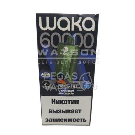 Электронная сигарета WAKA DB 60000 (Лимон лайм)