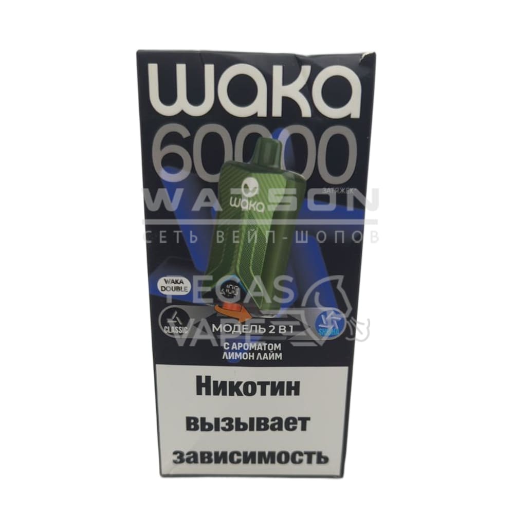 Электронная сигарета WAKA DB 60000 (Лимон лайм) Электронная сигарета WAKA DB 60000 (Лимон лайм)