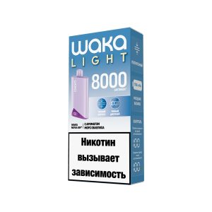 Электронная сигарета WAKA LIGHT NOVA AIR 8000 (Морс Облепиха)