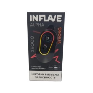Электронная сигарета INFLAVE ALPHA 25000 STRONG (Сочная клюква)