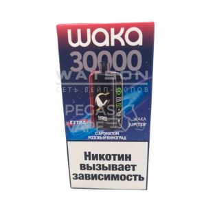 Электронная сигарета WAKA JUPITER DM 30000 EXTRA (Розовый виноград)