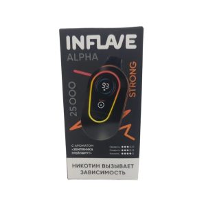 Электронная сигарета INFLAVE ALPHA 25000 STRONG (Земляника грейпфрут)