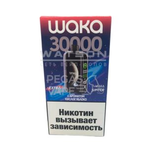 Электронная сигарета WAKA JUPITER DM 30000 EXTRA (Кислое яблоко)