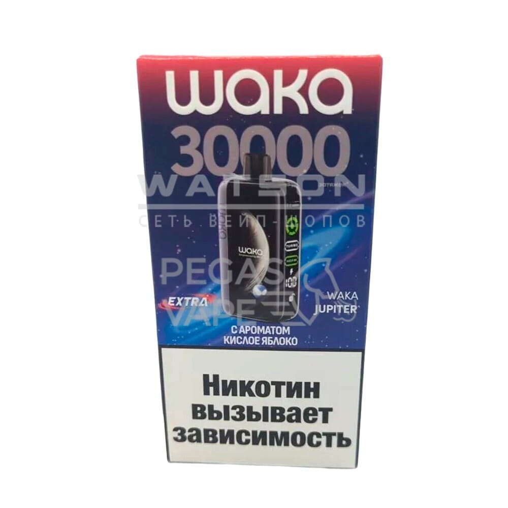 Электронная сигарета WAKA JUPITER DM 30000 EXTRA (Кислое яблоко) Электронная сигарета WAKA JUPITER DM 30000 EXTRA (Кислое яблоко)