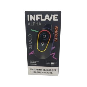 Электронная сигарета INFLAVE ALPHA 25000 STRONG (Яблоко ежевика)