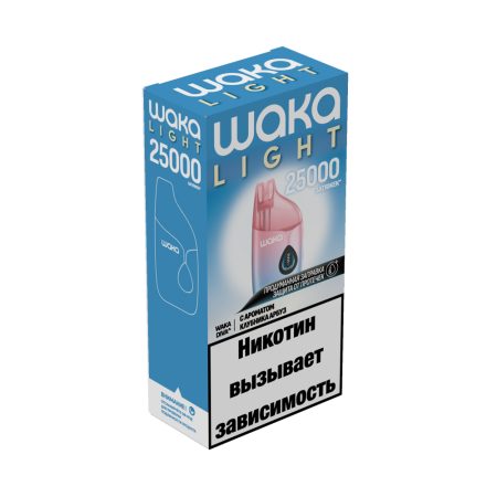 Электронная сигарета WAKA LIGHT DIVA 25000 (Клубника Арбуз)