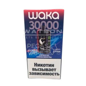 Электронная сигарета WAKA JUPITER DM 30000 EXTRA (Клюква виноград)