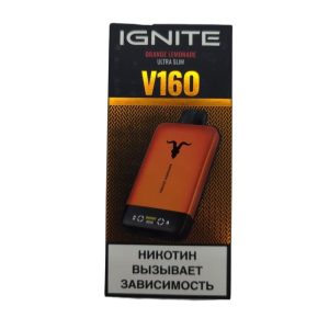 Электронная сигарета IGNITE V-160 (16000) ORANGE (Апельсиновый лимонад)
