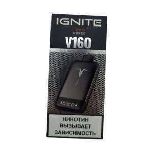 Электронная сигарета IGNITE V-160 (16000) BLACK (Табак)