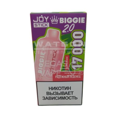 Электронная сигарета JOYSTICK Biggie 17000 (Радужный леденец)