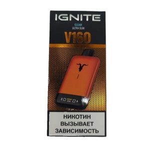 Электронная сигарета IGNITE V-160 (16000) ORANGE (Чистый)