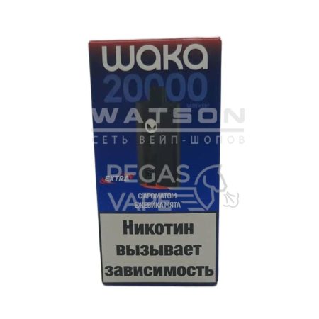 Электронная сигарета Waka Extra V2 20000 (Ежевика мята)